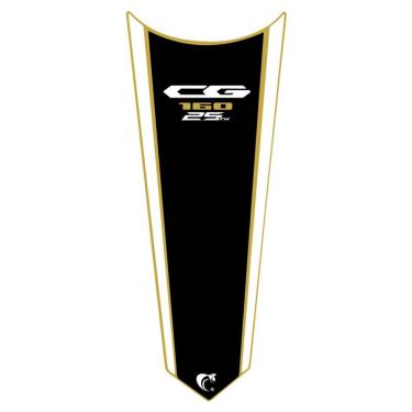 Imagem de Adesivo Faixa Gravata Tanque Moto Cg Titan 125/150/160 Dourado Cor Cg 160