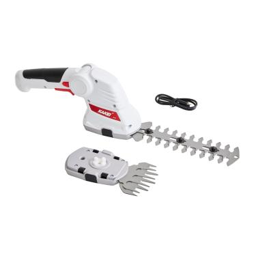 Imagem de KAKEI Tesoura De Grama E Arbustos 2 Em 1 Sem Fio 7,2 V, Bateria 2000 Mah, 1300 Cortes/Min, Lâminas Troca Rápida, Caixa Engrenagens Selada Com Carregamento Tipo C Para Jardinagem Segura