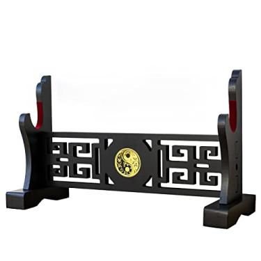 Imagem de FOXSMZZ Suporte Para Espadas Acolchoado De Veludo Katana, Exibição Samurai, Todas As Armas Tanto (Tai Chi-1)