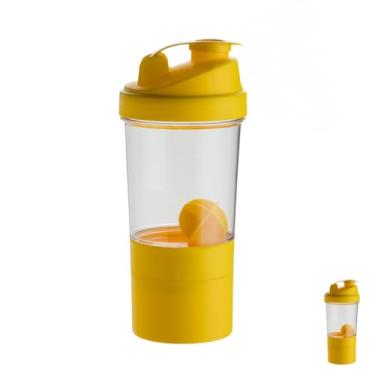 Imagem de Coqueteleira Shaker Academia Com Compartimento Para Suplementos