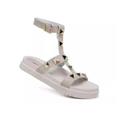 Imagem de Sandália feminina blogueira spike piramede conforto - Seven Brasil, Be