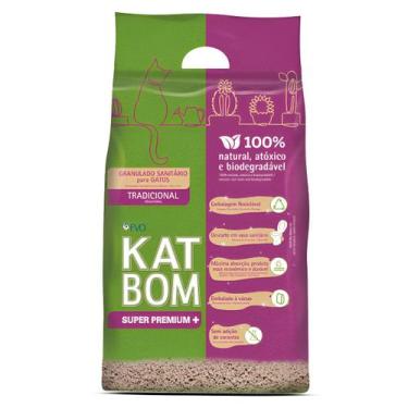 Imagem de Areia Higiênica Katbom Granulado Tradicional para Gatos 3kg  Controle 