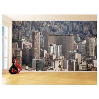 Imagem de Papel De Parede 3D Cidade São Paulo Prédios Céu 3,5M Ncd350 - Você Dec