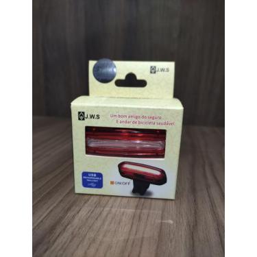 Imagem de Sinalizador traseiro para bicicleta lanterna traseira - J.W.S