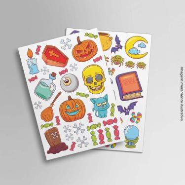 Imagem de Adesivo Halloween Doces e Travessuras KIT 2 Cartelas - PRESENTE-BRINDE