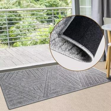 Imagem de 2 Tapete Antiderrapante Grande Soft Antimof 50X100 Js Tr M51 - IDEALIZ