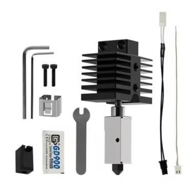 Imagem de XBERSTAR Hotend de impressora 3D para Qidi Q1 Pro/X Max 3/Qidi X Plus Extrusora Hotend Kit Hotend de 0,4 mm de atualização de bocal Hotend Acessórios de impressora 3D (kit de extremidade quente de