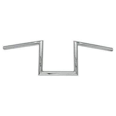 Imagem de WLZW Barra De Arrasto Para Guidão Cromada 8'' Com Elevação 1'' E Em Z 25 Mm, Adequada Harley Sportster 883 1200 Xl…