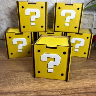 Imagem de Caixinha em mdf Mario- 8x8cm - NoBrand