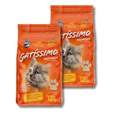 Imagem de Kit 2x areia gatissimo 12kg - ALFA PET
