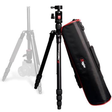 Imagem de Tripé KingJoy AT-228 com Cabeça Ball Head QA-01 até 8kg