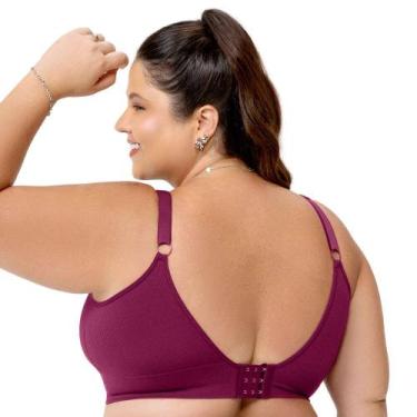 Imagem de Sutiã Comfort Plus Anatômico Alças Reguláveis com Bojo Removível sem C