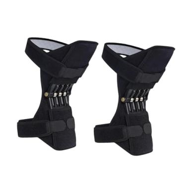 Imagem de simhoa Suporte para articulação do joelho, dispositivo de assistência, almofadas estabilizadoras de joelho para corrida, escalada, esportes, agachamento