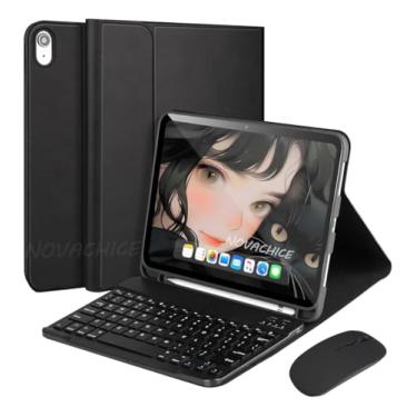 Imagem de Capa Para iPad 10ª/ 11ª Geração 10.9in Com Teclado e Mouse