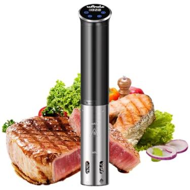 Imagem de Sous Vide, Wancle Roner 1100 W Sous Vide Cooker controlo preciso da temperatura, IPX7 resistente à água, design compacto, fácil de usar