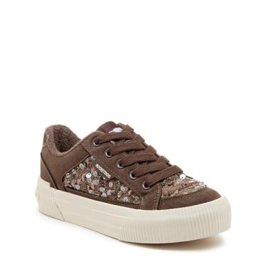 Imagem de Rocket Dog Tênis infantil unissex Cheery, Lantejoulas marrom, 12 Big Kid