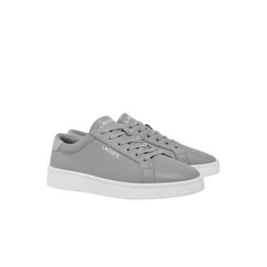 Imagem de Lacoste Tênis masculino Courtderby, Cinza e branco, 43