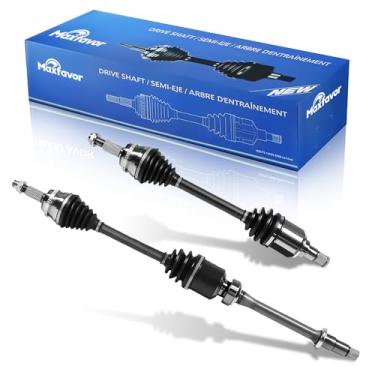 Imagem de Maxfavor Par dianteiro de eixo CV FWD adequado para Toyota Camry 2007-2017 Eixo CV 3,5L Auto & Manu Trans V6 Eixo CV Conjunto de eixo de junta dianteira esquerda direita (lado do passageiro do