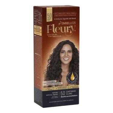 Imagem de Tintura Fleury 5.0 Castanho Claro - Embelleze