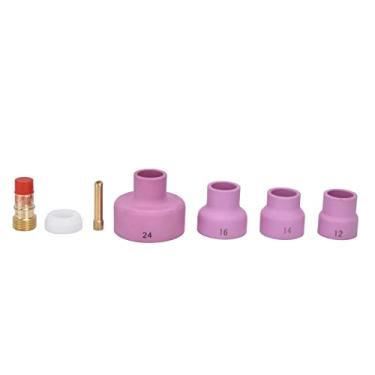 Imagem de Kit de pistola de solda TIG 7 peças de alumina cerâmica copo pinça de gás para tocha WP17/18/26
