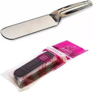 Imagem de Lixa Descartável Para Pés Com Refil Plástico 50unidades Base de acríli