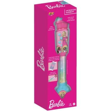 Imagem de Microfone Rainbow Barbie Fun - BARAO TOYS