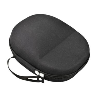 Imagem de Generic Capa de fone de ouvido capa de transporte de fone de ouvido fácil de transportar o zíper fechado acessório para umidade resistente ao organizador de, Black Out Oxford