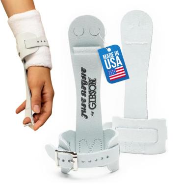 Imagem de Gibson Athletic Fecho de barra irregular com fivela única, branco, grande