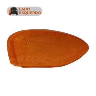 Imagem de Lente seta pisca biz 100/pop traseiro amarero lado esquerdo- valplas