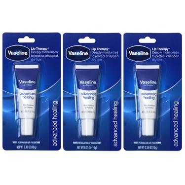 Imagem de Vaseline Lip Therapy Advanced Petroleum Jelly, 3 Count