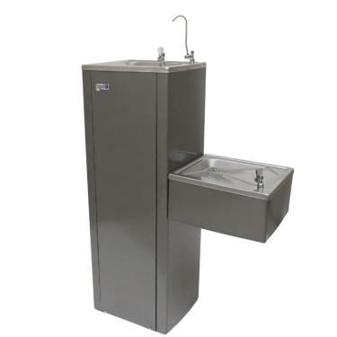 Imagem de Bebedouro Conjugado Purificador Tipo Pressão Linha brx 40 Eletrozincado Begel