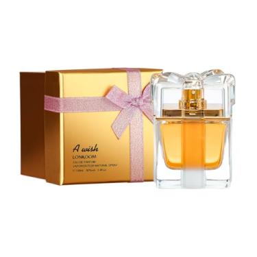 Imagem de LONKOOM A Wish Perfume Feminino Eau de Parfum Original Spray, Floral frutal Notas de pera, Rosa,Jasmim,Baunilha (100ml)