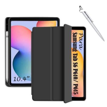 Imagem de Melhor Capa Smart Para Galaxy Tab S6 Lite P620 + Caneta