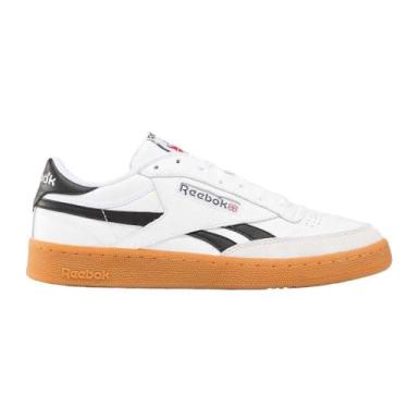 Imagem de Reebok Tênis masculino Club C Revenge Vintage, Goma branca e preta, 36