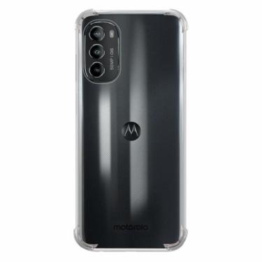 Imagem de Kit Capa Transparente + Película 3D de Vidro Privacidade Para Moto G82