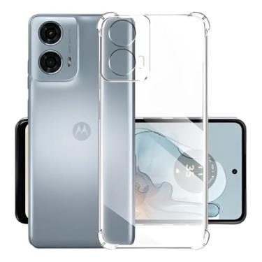 Imagem de [GL CASES] Capinha Motorola Edge 50 Fusion Capa Moto Edge 50 Fusion Slim Clear Anti Impacto Reforçada Silicone Transparente Case Flexível Anti Choque Encaixe Preciso Com Proteção Para Câmera e Tela