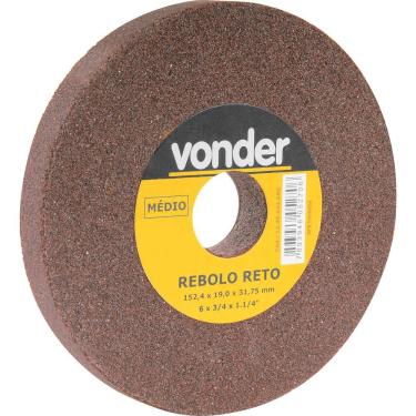 Imagem de Rebolo Reto 6"x3-4" Médio - Vonder