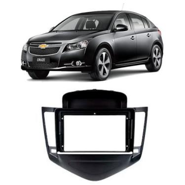 Imagem de Moldura 9" Chevrolet Cruze 2011 até 2013 Preto Expex EPX9GM004