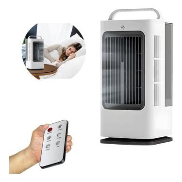 Imagem de Ventilador climatizador de ar bivolt portátil refrigerador 3 velocidad