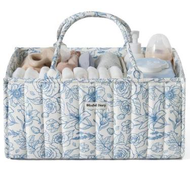Imagem de Organizador de fraldas Blissful Diary Floral Azul Floral