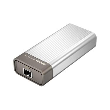 Imagem de QNAP Adaptador de rede SFP+ 10GbE para USB 4 tipo-C e Thunderbolt 3/4 compatível (QNA-UC10G1SF)
