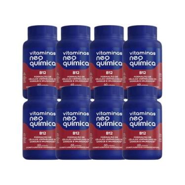 Imagem de Kit 8x Vitamina B12 60 cpr mastigáveis - NEO QUIMICA