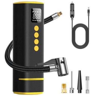 Imagem de Bomba De Ar Portátil 12V 150PSI Para Pneus De Carro CARSUN Compressor 