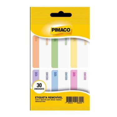 Imagem de Etiqueta removível Pouch REM5027 com 30 unidades Pimaco