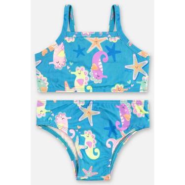 Imagem de Biquíni Infantil Poliéster FPS +50 Up Baby, Azul, 12