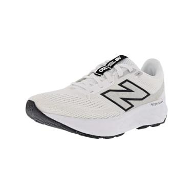 Imagem de New Balance Fresh Foam 520 V9 Tênis de corrida feminino, Nb Branco/Preto/Prata Metálico, 11 Wide
