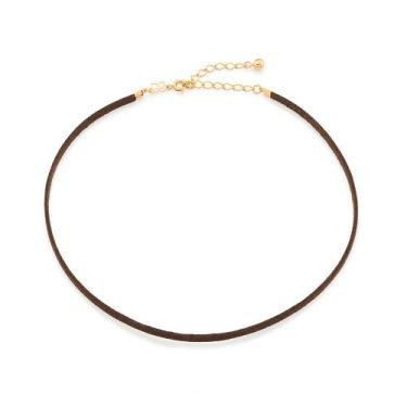 Imagem de Gargantilha Choker Fio De material sintético Rommanel 532617, Dourado