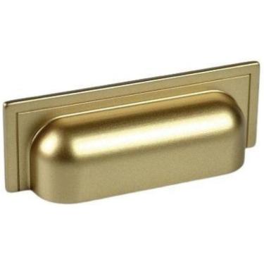 Imagem de Kit 5 Puxador Plymouth Zen Dourado Concha 80Mm Zp5420.955