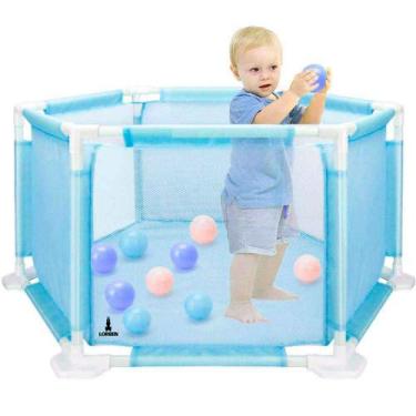 Imagem de Cercado Portátil Bebê Infantil Criança Cercadinho Lorben