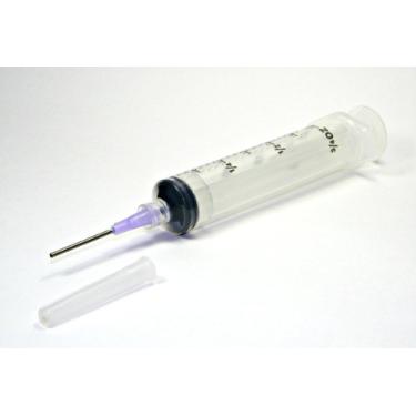 Imagem de Gaunt Industries HYPO-SY20-65 – Aplicador de cimento solvente – Dispensador de adesivo acrílico de precisão – Seringa de 20 cc com agulha grossa de calibre 16